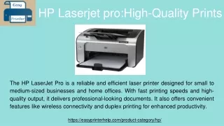 HP Laserjet pro_High-Quality Prints