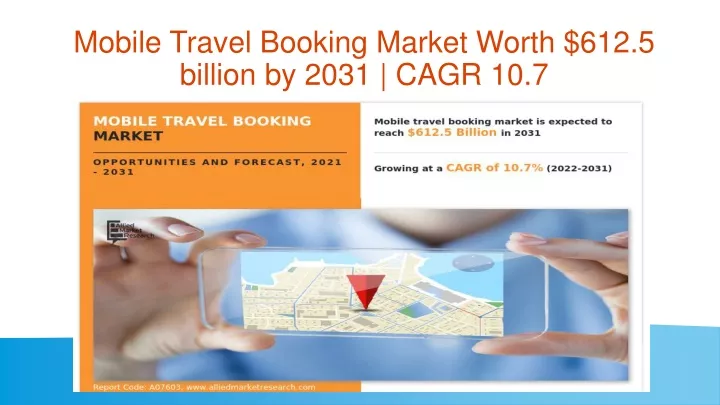 mobile travel booking market worth 612 5 billion by 2031 cagr 10 7