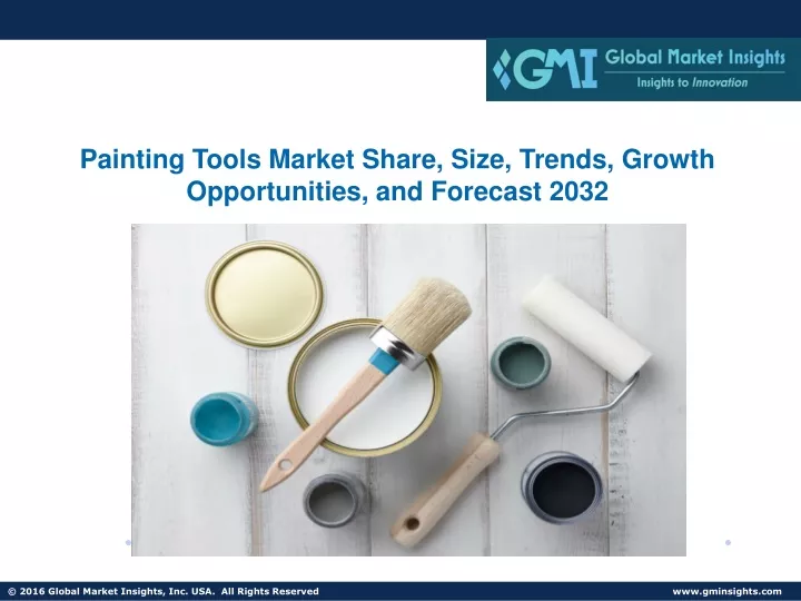 painting tools market share size trends growth