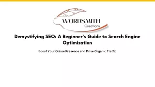 Demystifying SEO  A Beginner's Guide to Search Engine Optimization