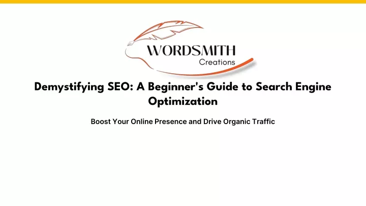 demystifying seo a beginner s guide to search engine optimization