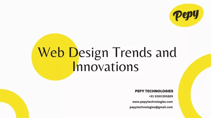 web design trends and innovations
