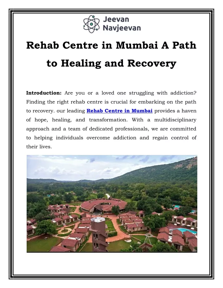 rehab centre in mumbai a path
