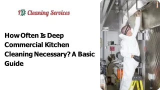 How Often Is Deep Commercial Kitchen Cleaning Necessary A Basic Guide