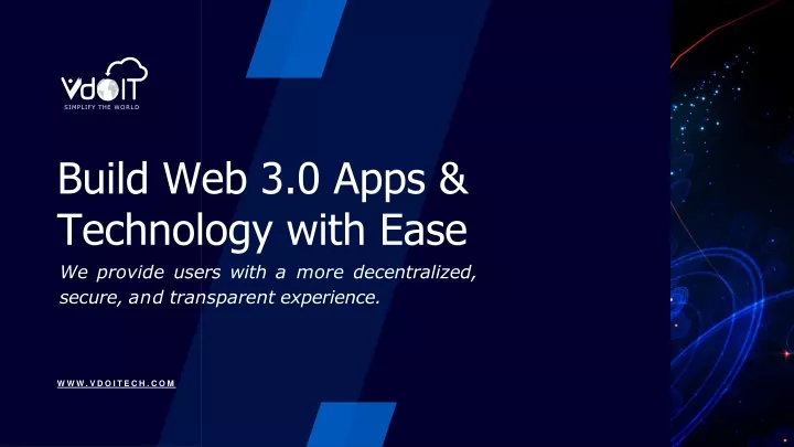build web 3 0 apps technology with ease
