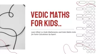 Vedic Maths Sutras with Examples