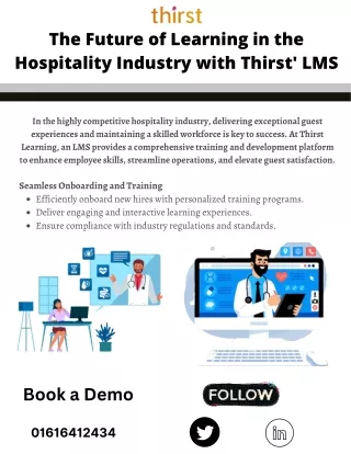 Find The Best Hospitality LMS with Thirst Learning