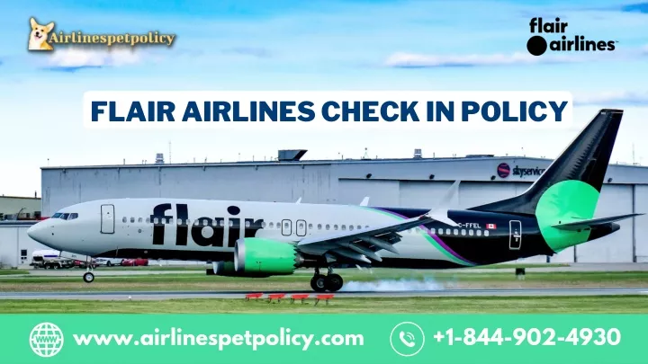 flair airlines check in policy