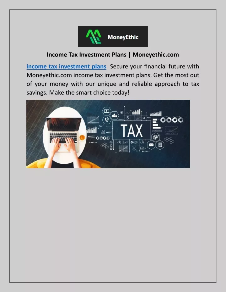 income tax investment plans moneyethic com