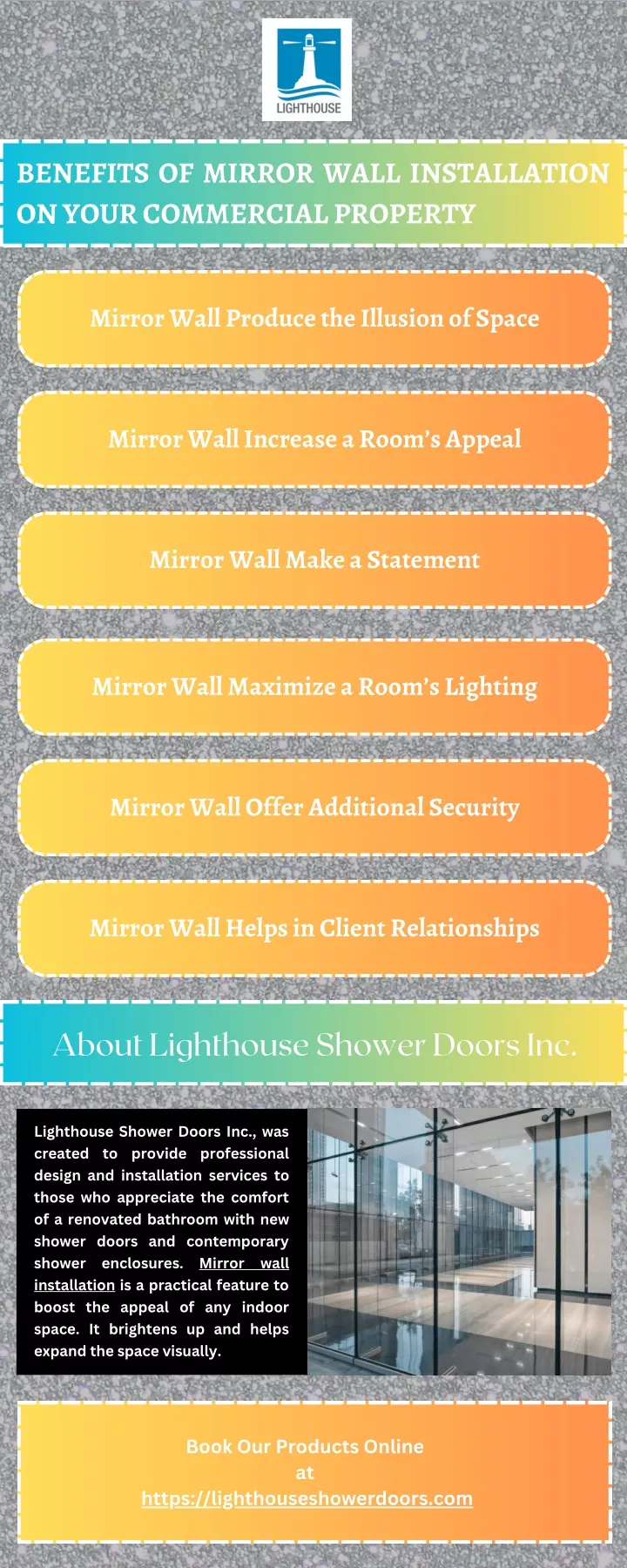 benefits of mirror wall installation on your