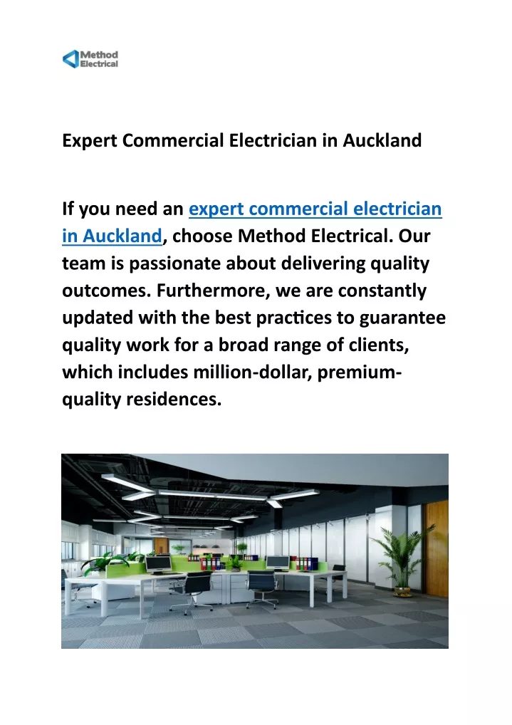 expert commercial electrician in auckland