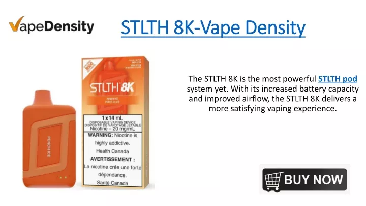 stlth 8k vape density
