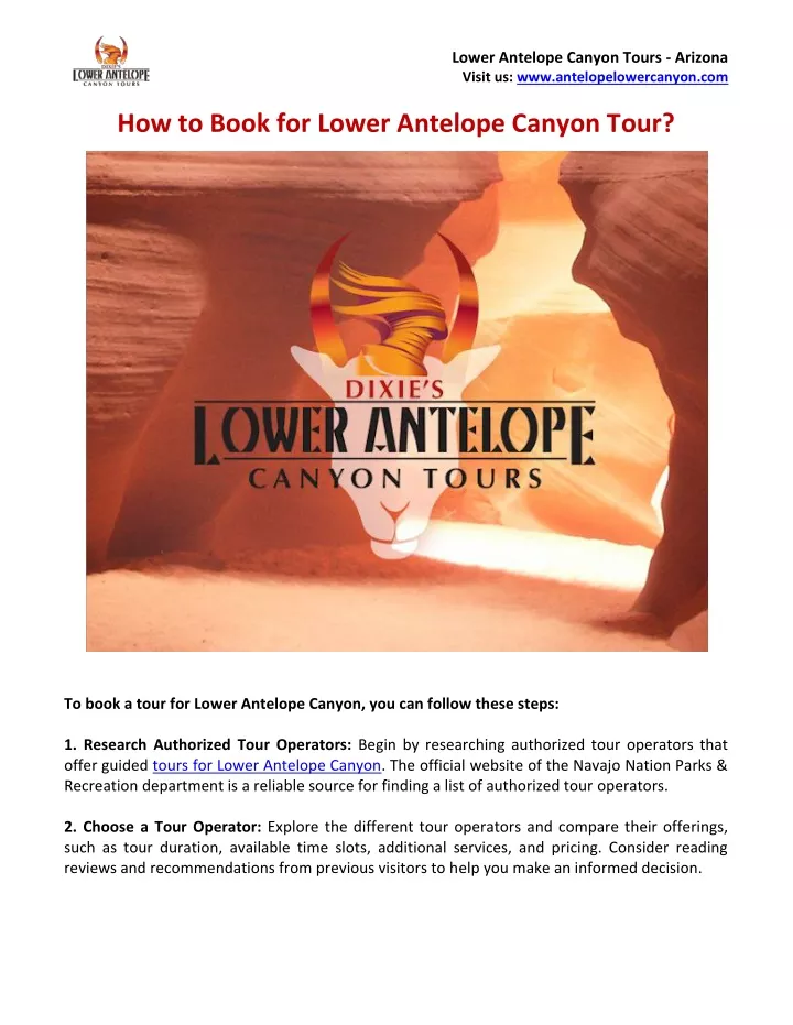 lower antelope canyon tours arizona visit