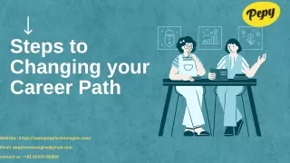 steps to changing your career path