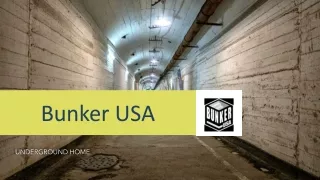 Build Certified Underground Home with Bunker USA