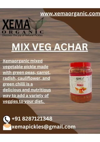 Hnadmade Mix Veg pickle
