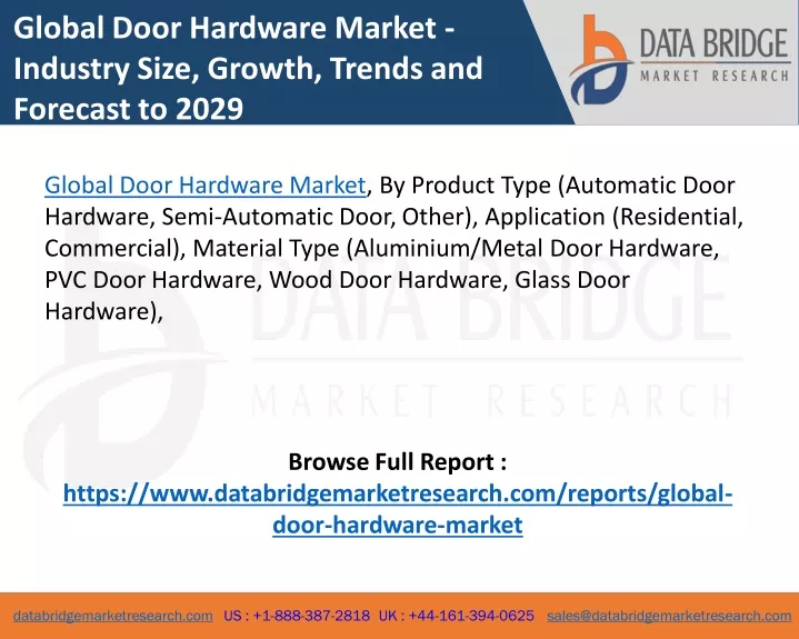 global door hardware market industry size growth