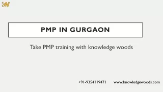 pmp in gurgaon