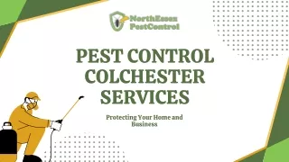 Pest Control Colchester services by North Essex Pest Control