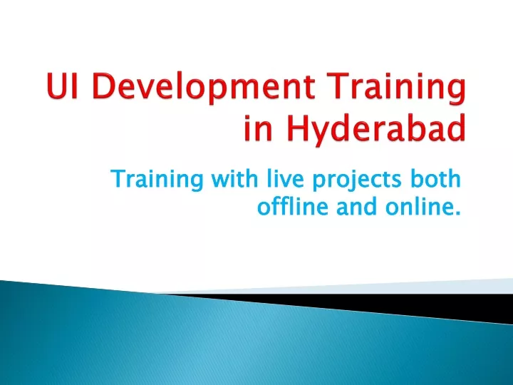 ui development training in hyderabad