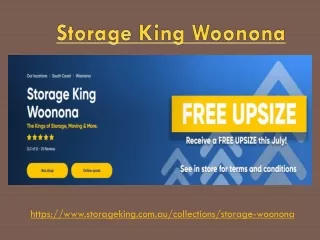 Storage King Woonona PPT