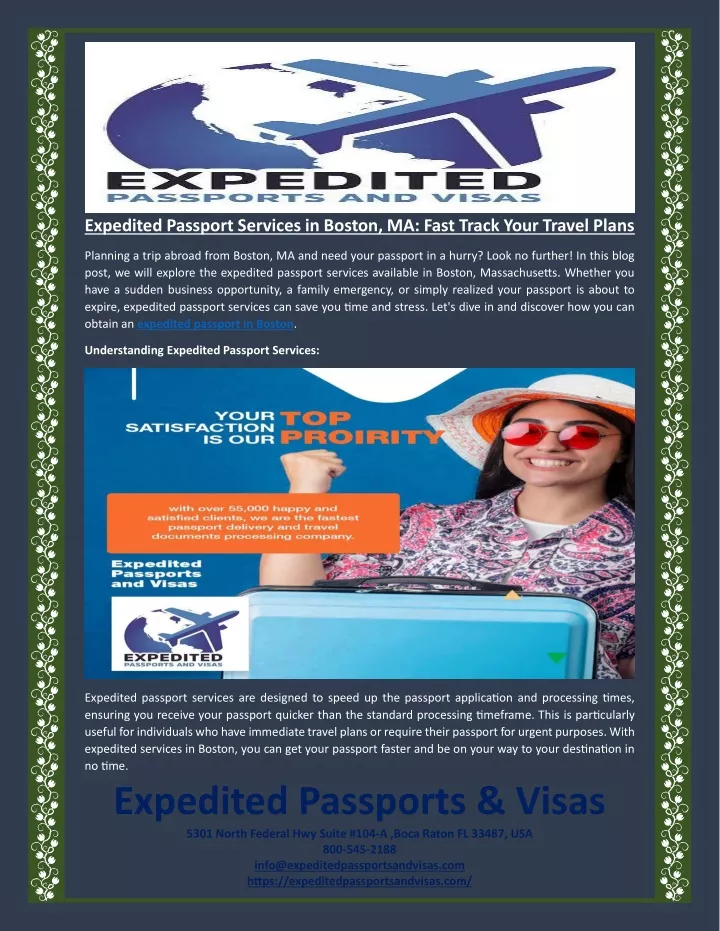 expedited passport services in boston ma fast