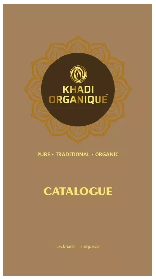 Khadi Organique All Products List