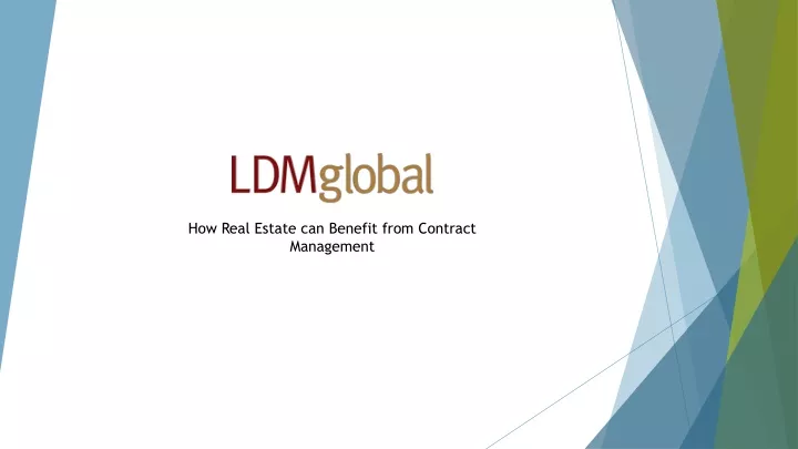 how real estate can benefit from contract