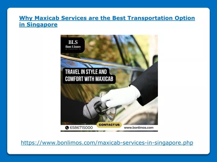 why maxicab services are the best transportation