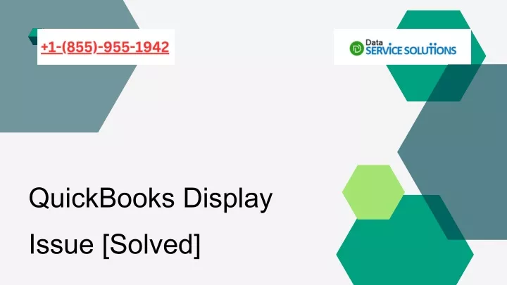 quickbooks display