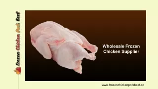 Looking for A Reliable Wholesale Frozen Chicken Supplier