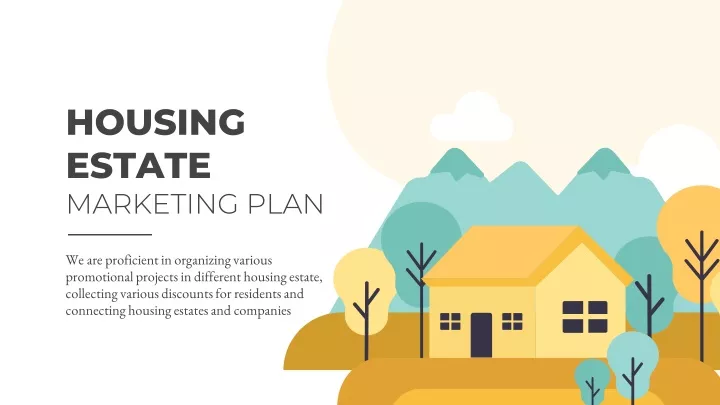 housin g estate marketing plan