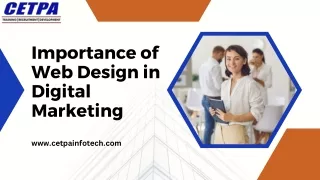 Importance of Web Design in Digital Marketing