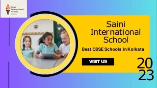 Saini International School Offers The Finest Academic Environment For The Young