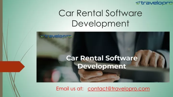 car rental software development