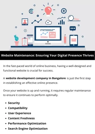 website maintenance ensuring your digital