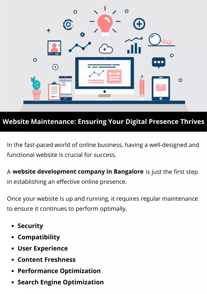 website maintenance ensuring your digital