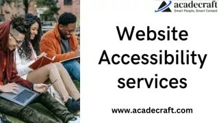 Website Accessibility services
