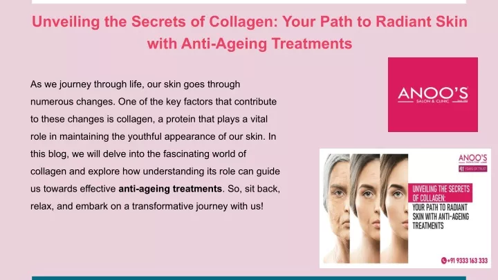 unveiling the secrets of collagen your path