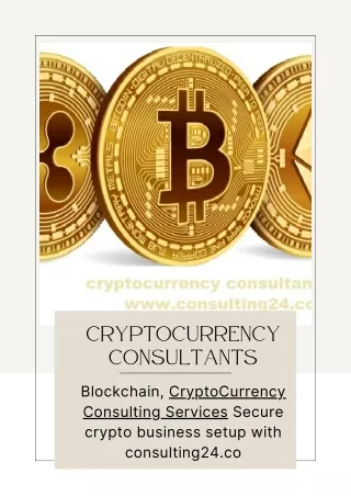 cryptocurrency consultants