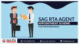 New Appointment Scheme for Companies and Shareholders by the SAG RTA