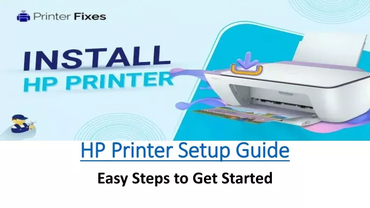 hp printer setup guide