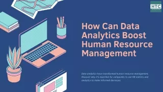 How Can Data Analytics Boost Human Resource Management