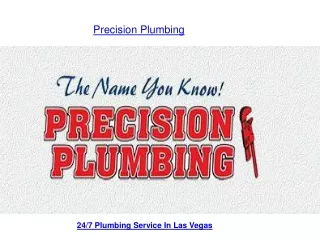 24/7 Plumbing Service In Las Vegas