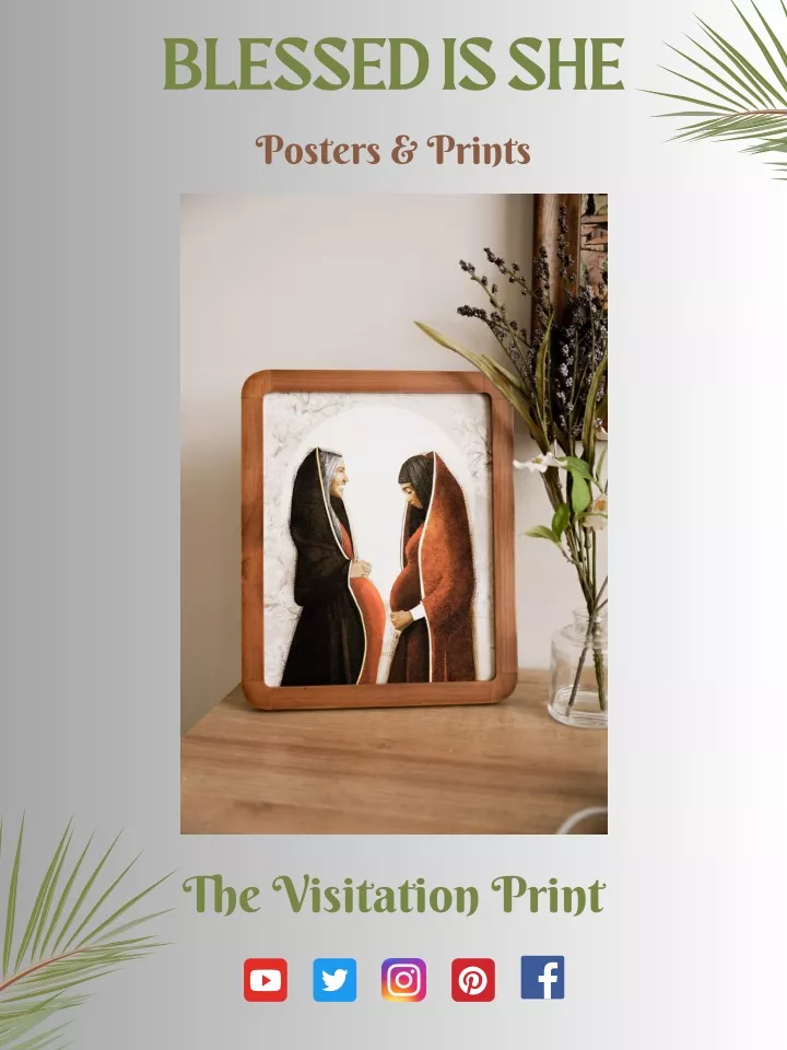 blessed is she posters prints