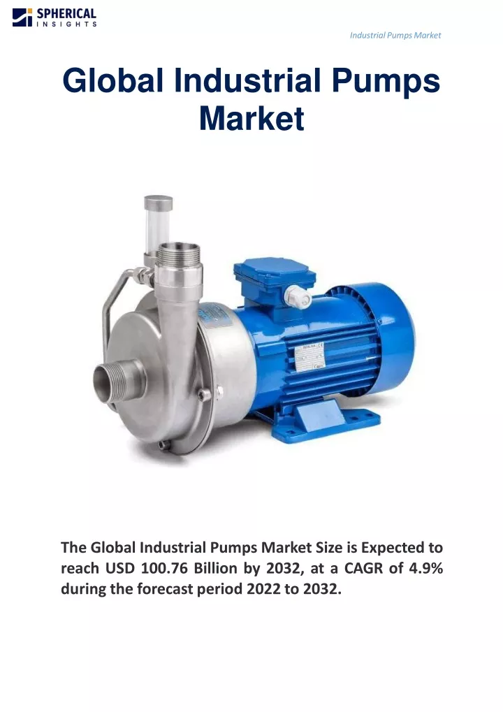 global industrial pumps market
