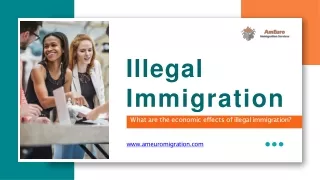 What are the economic effects of illegal immigration?