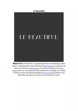 le beautiful