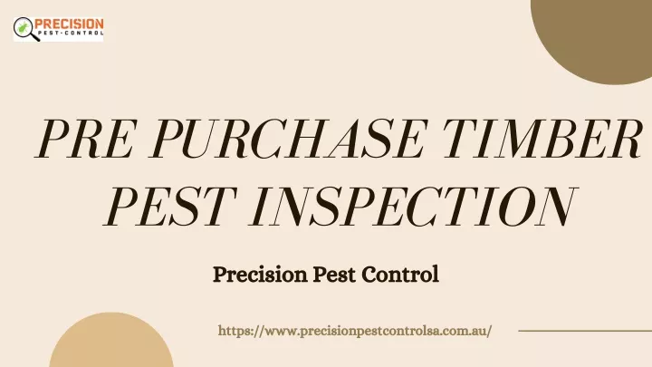 pre purchase timber pest inspection