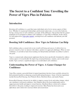 the secret to a confident you unveiling the power